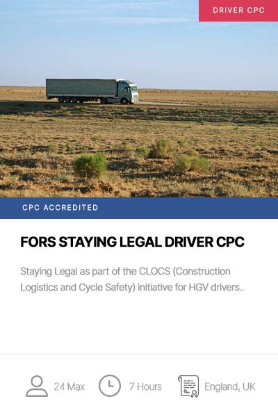 FORS Staying Legal Driver CPC