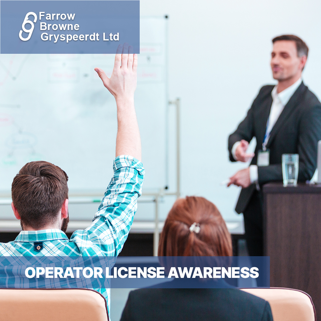 Operator License Awareness Training
